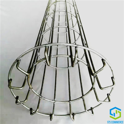Cavo Bent Bottom della gabbia del filtro dal collettore di polveri del filo zincato 120mm