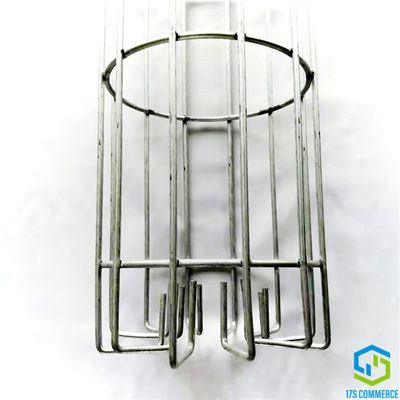 Cavo Bent Bottom della gabbia del filtro dal collettore di polveri del filo zincato 120mm
