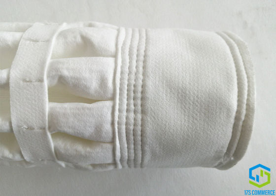 8 pieghetta il polsino della guarnizione del sacchetto filtro del feltro del poliestere di 160mm