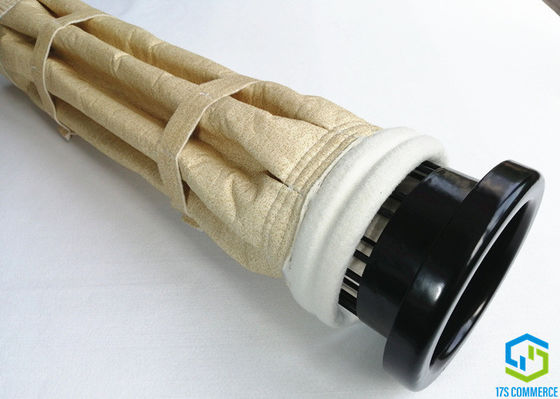 consumo di energia basso del sacchetto filtro di Nomex del sacchetto filtro di 150mm Aramid