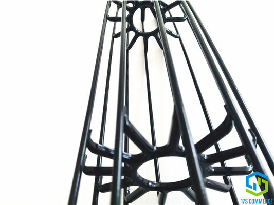 Il ragno della gabbia 110mm della piega del rivestimento del silicio della gabbia del filtro dalla stella ingabbia la gabbia del collettore di polveri di acciaio dolce