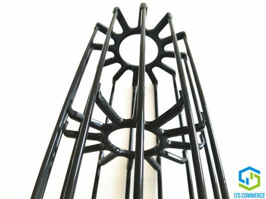 Il ragno della gabbia 110mm della piega del rivestimento del silicio della gabbia del filtro dalla stella ingabbia la gabbia del collettore di polveri di acciaio dolce