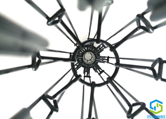 Due rivestimento unito globale dell'epossidico della gabbia 150mm della piega del rivestimento del silicio della gabbia della stella della gabbia del ragno delle sezioni