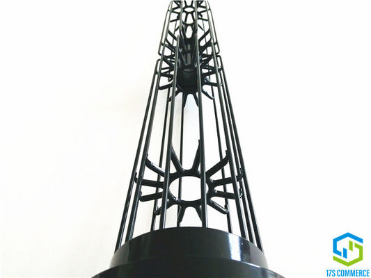 Due pezzi dalla stella del filtro della gabbia di torsione del silicio del rivestimento della piega del ragno unito della gabbia 110mm ingabbiano la gabbia del collettore di polveri di acciaio dolce