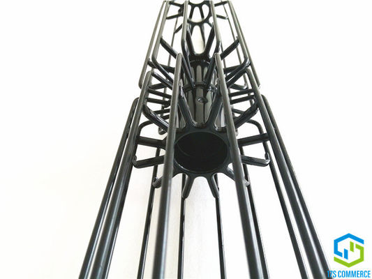 Due pezzi dalla stella del filtro della gabbia di torsione del silicio del rivestimento della piega del ragno unito della gabbia 110mm ingabbiano la gabbia del collettore di polveri di acciaio dolce