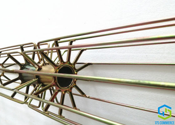 Zinchi le gabbie del filtro dalla stella della piega 120mm del rivestimento 12