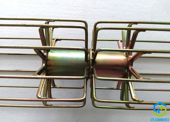 Zinchi le gabbie del filtro dalla stella della piega 120mm del rivestimento 12