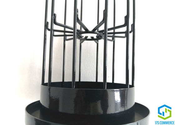 Doppia gabbia della Camera della borsa del acciaio al carbonio della gabbia del ragno della gabbia 120mm della piega del rivestimento del silicio della gabbia del filtro dalla stella del ragno del cavo