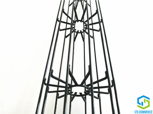 Doppia gabbia della Camera della borsa del acciaio al carbonio della gabbia del ragno della gabbia 120mm della piega del rivestimento del silicio della gabbia del filtro dalla stella del ragno del cavo