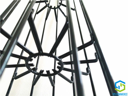 La doppia polvere della gabbia del ragno delle pieghe della gabbia 12 della piega del rivestimento del silicio della gabbia del filtro dalla stella del ragno 138mm del cavo raccoglie la gabbia