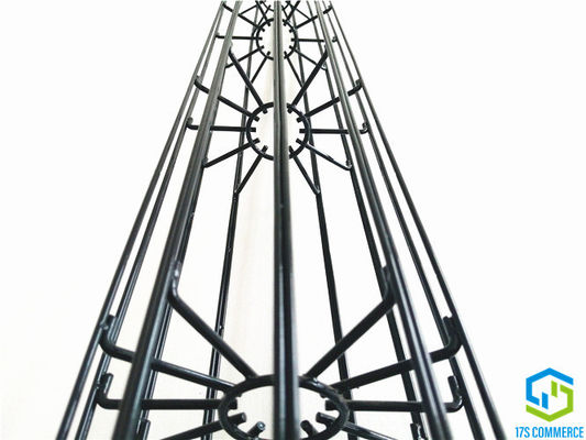 Doppia gabbia del collettore di polveri della gabbia del ragno delle pieghe della gabbia 12 della piega del rivestimento del silicio della gabbia della stella del cavo 110mm