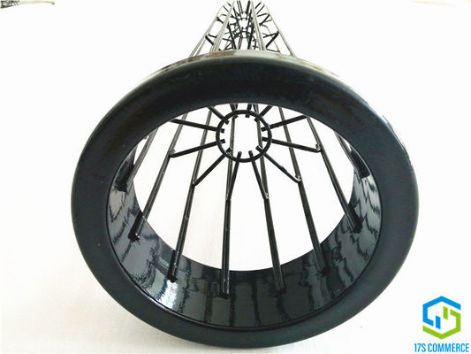 Gabbia verticale legata della Camera della borsa del acciaio al carbonio della gabbia del ragno della gabbia 120mm della piega di Wire12 Ray Star Cage Silicon Coating